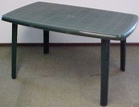TABLE CAIMAN GREEN 137x85cm