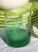 VERRE FORME BASSE VERT