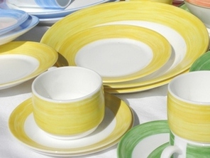 TASSE BRUSH JAUNE 8 CL