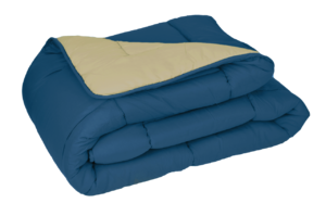 FEATHER BED VANCOUVER 220x240cm blue/flax