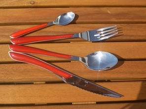 SMALL SPOON ECLAT Red handle