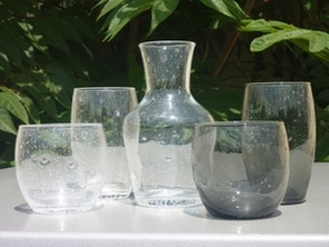 GOBELET BULLES Forme haute 36 cl transparent