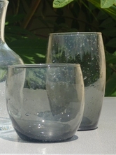 GOBELET BULLES Forme Haute 36 cl Gris