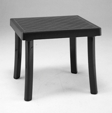 TABLE low NARDI RODI 46x46cm Anthracite