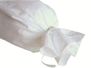 FUNDA DE ALMOHADA 140cm - algodón/polyester - blanco - para gran cama