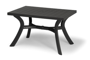 TAVOLA NARDI TOSCANA ANTRACITE 145x95cm 