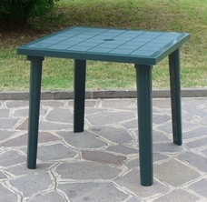 TABLE WEEK-END 80 x 80 cm Verte 