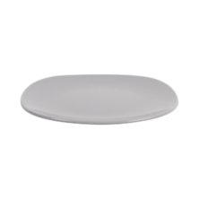 ASSIETTE PLATE CARREE NATURA BRILLANTE GRIS CLAIR 24cm