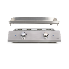 PLANCHA ELECTRIQUE INOX 2 THERMOSTATS