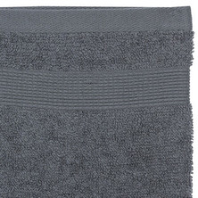 LOT DE 2 GANTS TOILETTE GRIS ANTHRACITE 