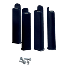 LOT DE 4 PIEDS pour sommier simple  H 28 cm