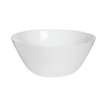 SALADIER ALBA OPALE BLANCHE 24cm