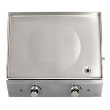 PLANCHA ELECTRIQUE INOX 2 THERMOSTATS
