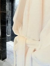 PEIGNOIR BLANC TAILLE L KIMONO