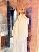 PEIGNOIR BLANC TAILLE L KIMONO