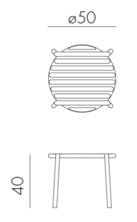 TABLE NARDI DOGA TABACCO