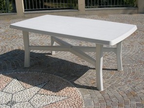 TABLE SENNA BLANCHE 180 x 100 cm 