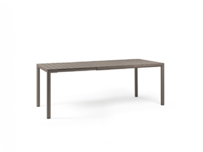 TABLE NARDI TEVERE TORTORA 147-211x90cm